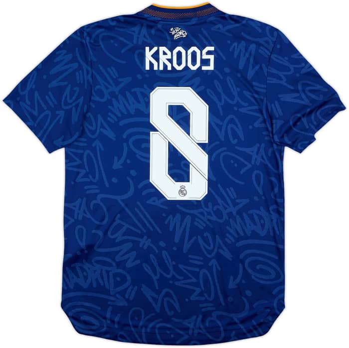 2021-22 Real Madrid Authentic Away Shirt Kroos #8 - 6/10 - (M)