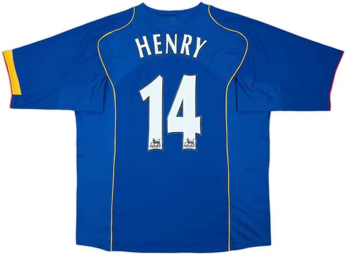 2004-06 Arsenal Away Shirt Henry #14 - 7/10 - (XL)