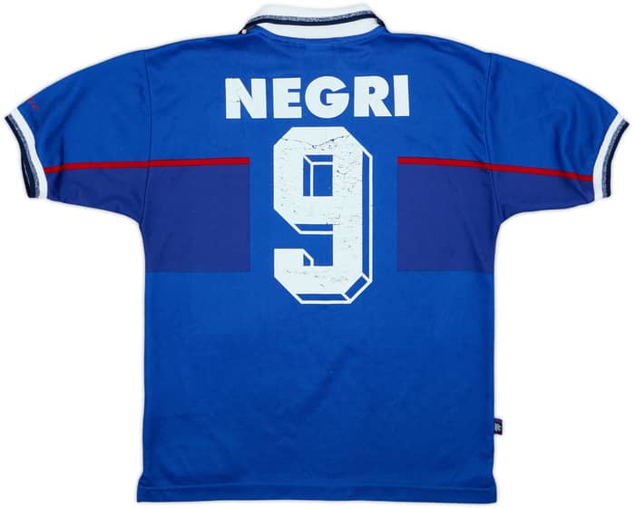 1997-99 Rangers Home Shirt Negri #9 - 5/10 - (15-16 Years)