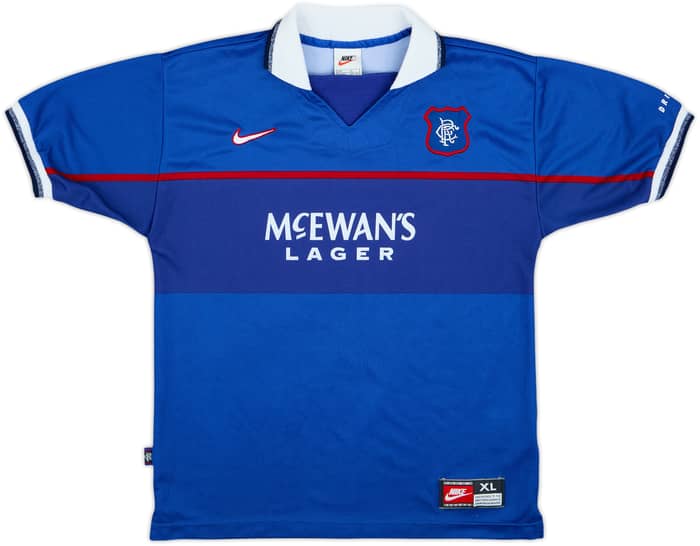 1997-99 Rangers Home Shirt Negri #9 - 5/10 - (15-16 Years)