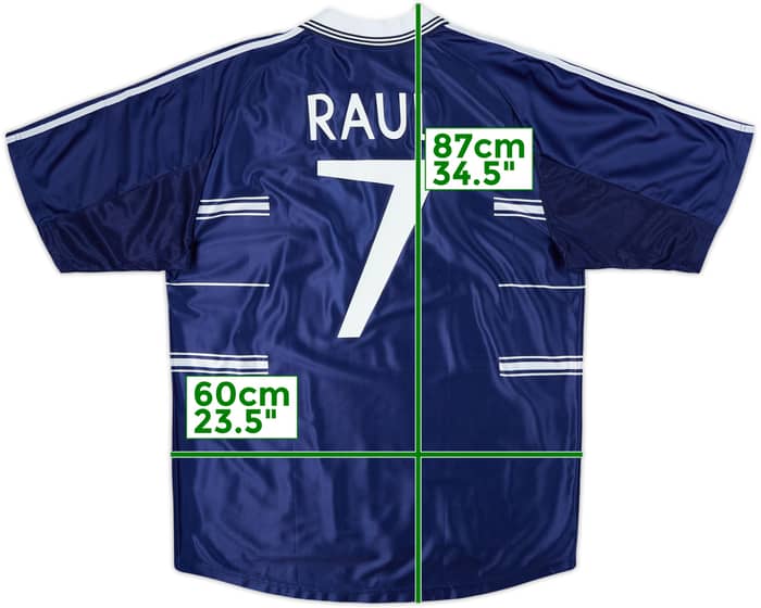 1998-99 Real Madrid Away Shirt Raul #7 (L)