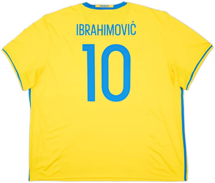 2016-17 Sweden Home Shirt Ibrahimovic #10 (3XL)