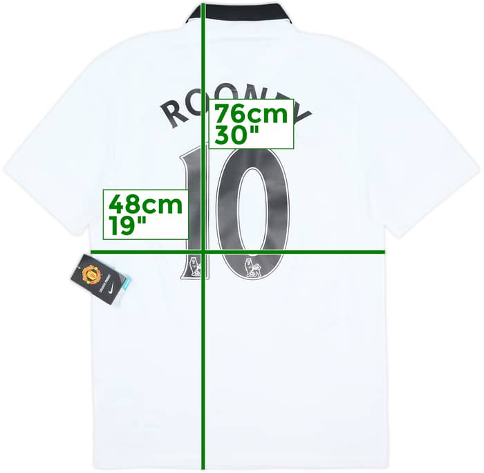 2014-15 Manchester United Away Shirt Rooney #10 (S)