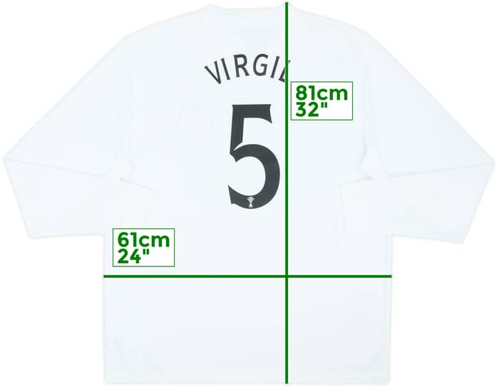 2014-15 Celtic European Prototype Third L/S Shirt Virgil #5 (XL)