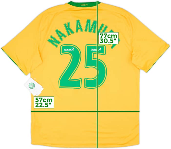 2008-09 Celtic Away Shirt Nakamura #25 (L)