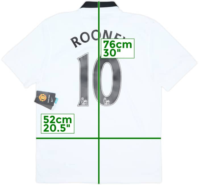 2014-15 Manchester United Away Shirt Rooney #10 (M)