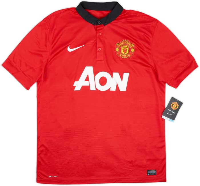 2013-14 Manchester United Home Shirt V.Persie #20 (L)