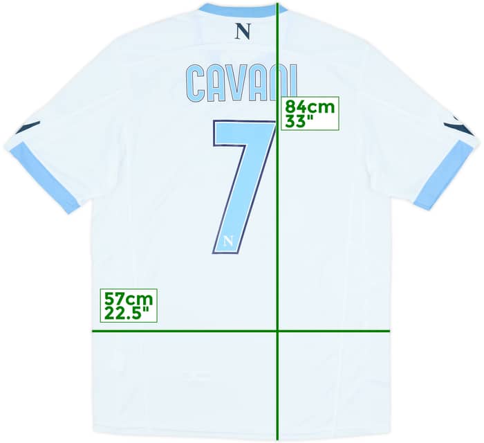 2010-11 Napoli Away Shirt Cavani #7 (XL)