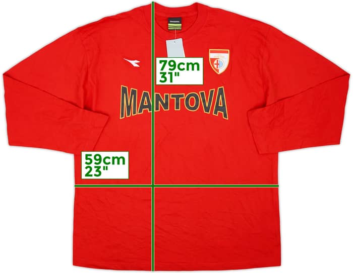 2007-08 Mantova Diadora Cotton L/S Tee (XL)