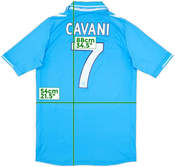 2011-12 Napoli Home Shirt Cavani #7 (3XL)