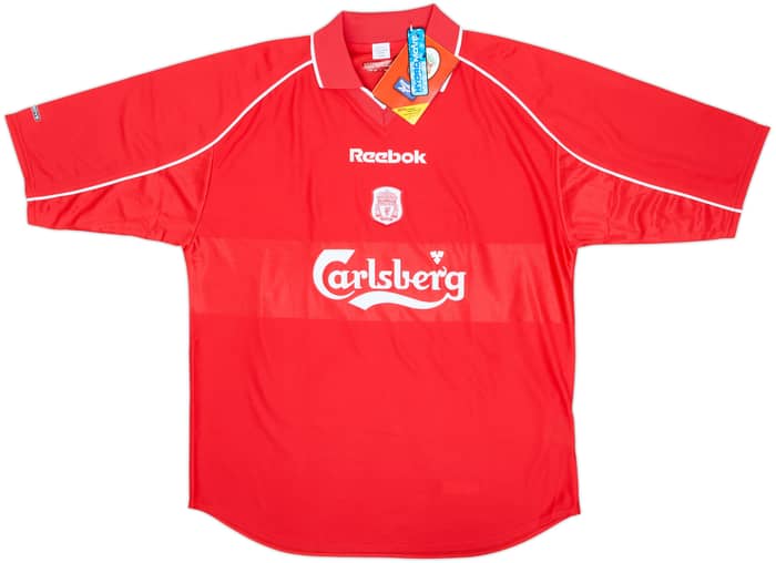2000-02 Liverpool Home Shirt Gerrard #17 (L)