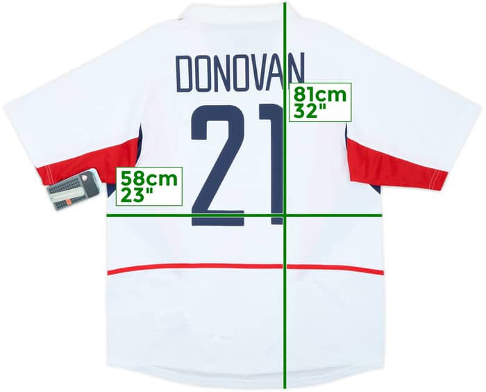 2002-03 USA Home Shirt Donovan #21 (L)