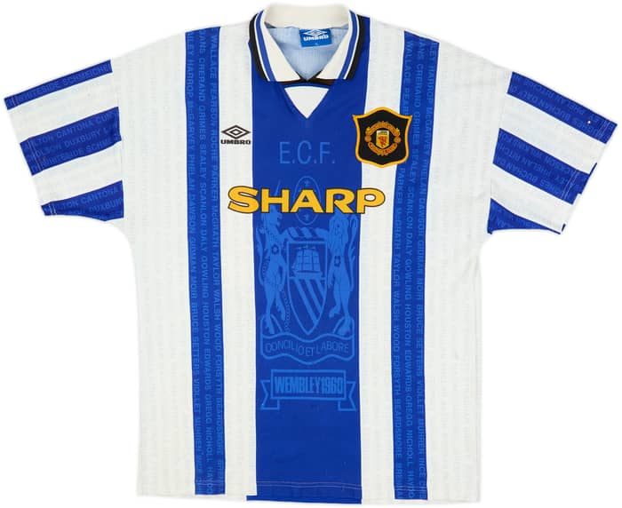 1994-96 Manchester United Third Shirt Beckham #24 - 7/10 - (XL)