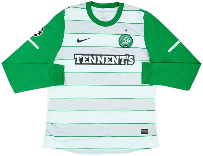 2011-12 Celtic Player Issue Away L/S Shirt #11 - 6/10 - (XL)