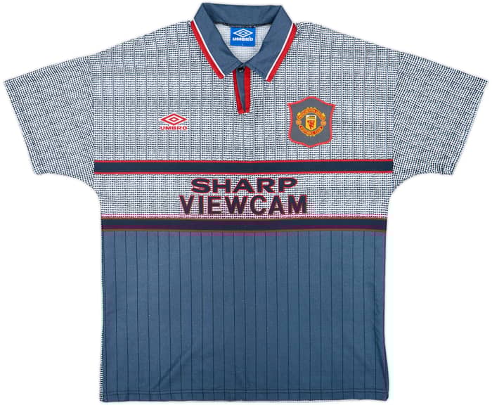 1995-96 Manchester United Away Shirt Keane #16 - 9/10 - (L)