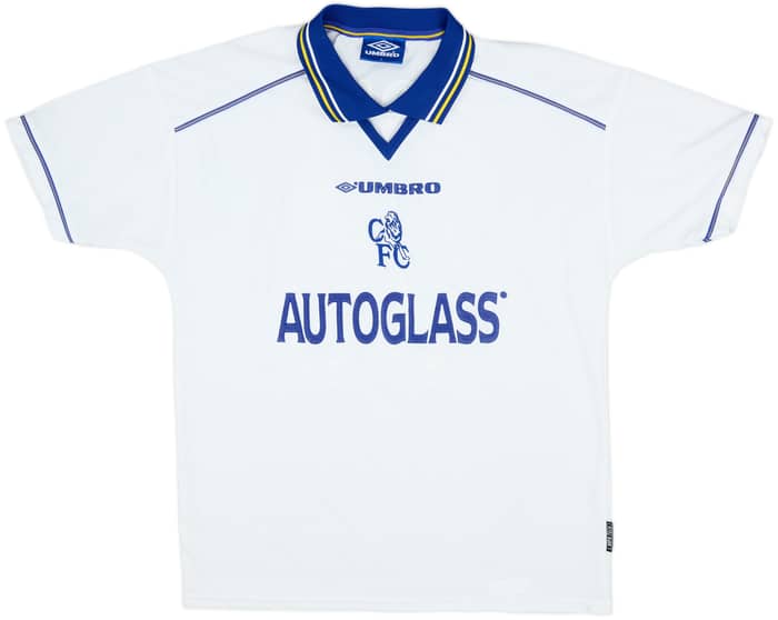 1998-00 Chelsea Away Shirt Zola #25 - 8/10 - (L)