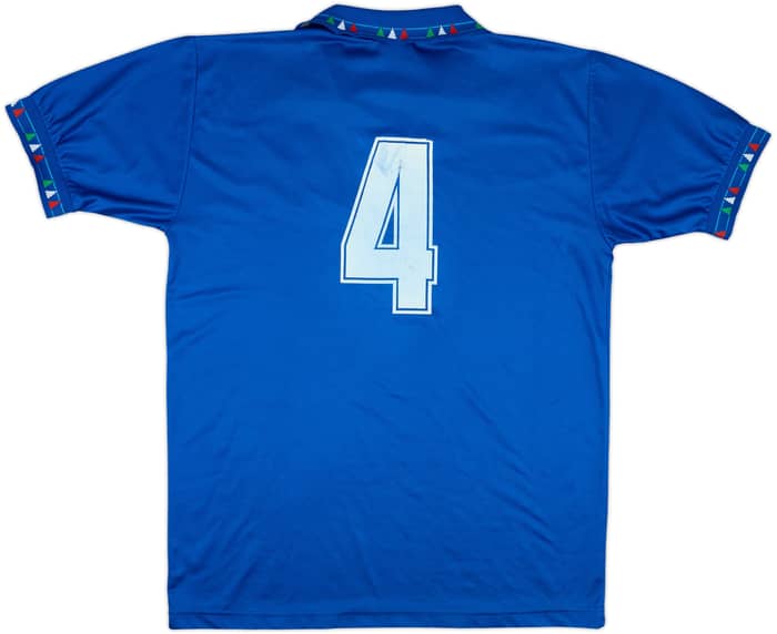 1992-93 Italy Home Shirt #4 - 6/10 - (XL)