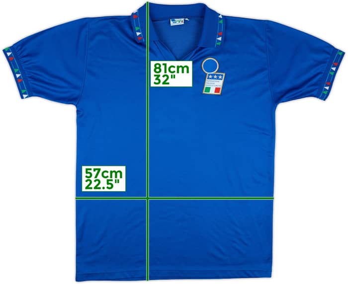 1992-93 Italy Home Shirt #4 - 6/10 - (XL)