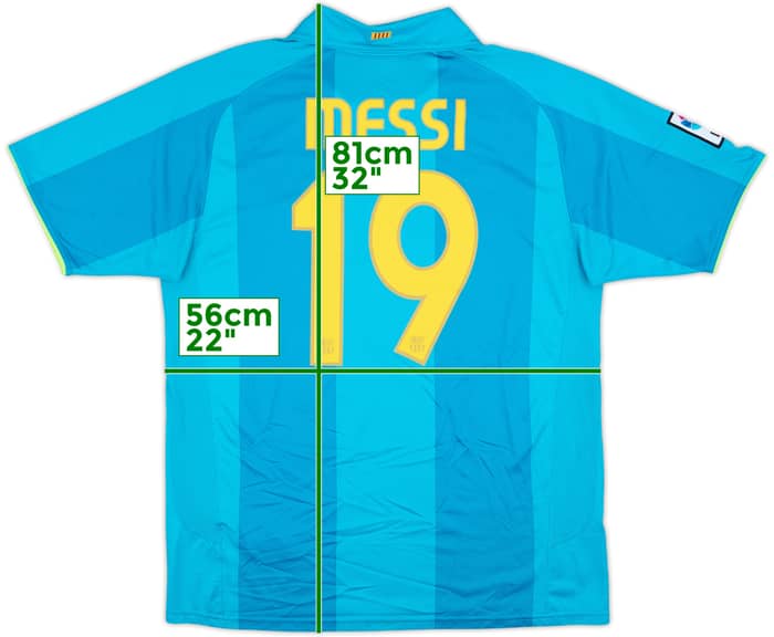 2007-09 Barcelona Away Shirt Messi #19 - 10/10 - (L)