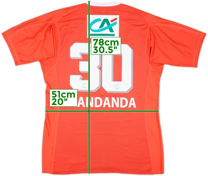 2017-18 Olympique Marseille Match Issue Coupe de France GK Shirt Mandanda #30