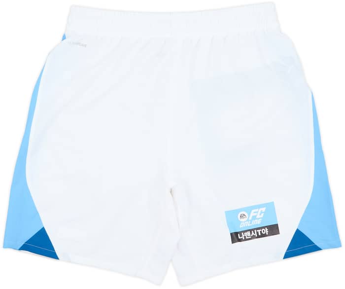 2023-24 Manchester City Match Issue Home Shorts