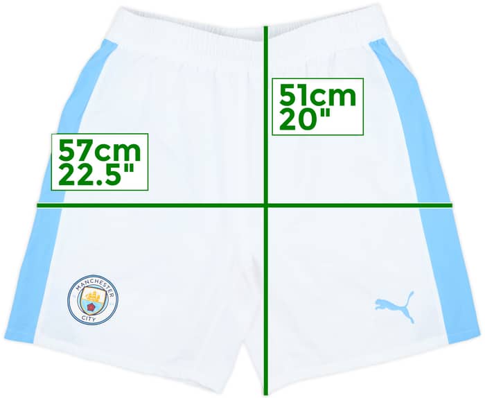 2023-24 Manchester City Match Issue Home Shorts