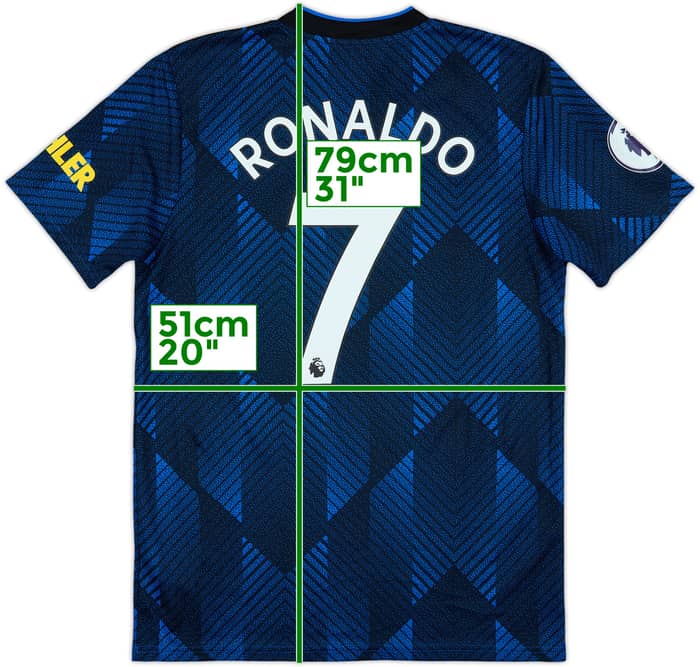 2021-22 Manchester United Third Shirt Ronaldo #7 - 8/10 - (M)
