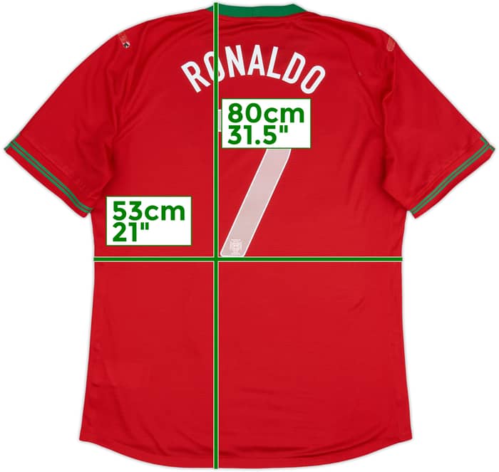 2012-13 Portugal Player Issue Home Shirt Ronaldo #7 - 6/10 - (XL)