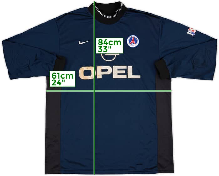1999-00 Paris Saint-Germain Player Issue GK Shirt - 5/10 - (XL)