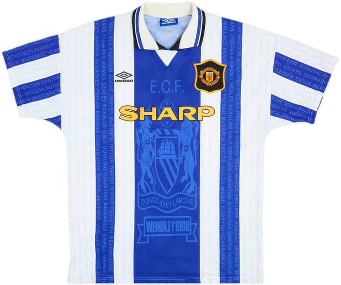 1994-96 Manchester United Third Shirt Beckham #24 - 8/10 - (L)