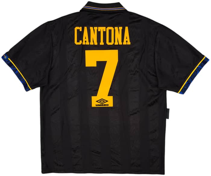 1993-95 Manchester United Away Shirt Cantona #7 - 7/10 - (L)