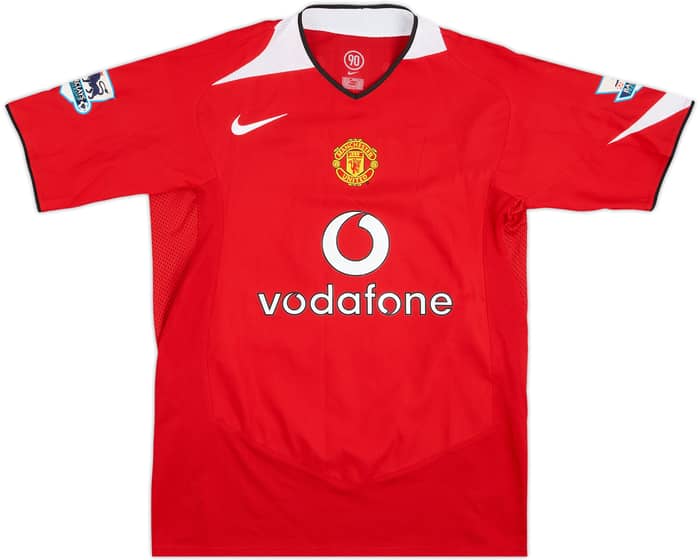 2004-06 Manchester United Home Shirt Keane #16 - 9/10 - (M)