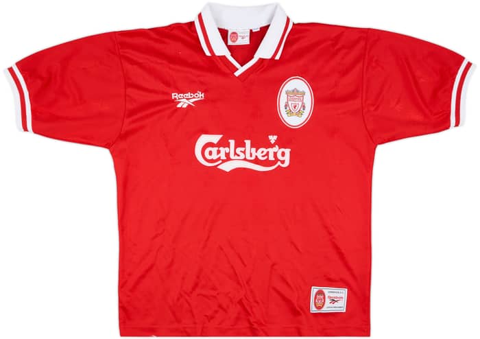 1996-98 Liverpool Home Shirt McManaman #7 - 8/10 - (L)