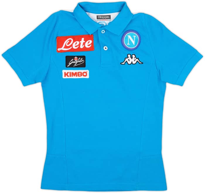 2016-17 Napoli Kappa Polo Shirt - 9/10 - (XS)