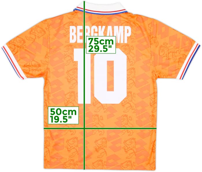 1994 Netherlands Home Shirt Bergkamp #10 - 10/10 - (S)