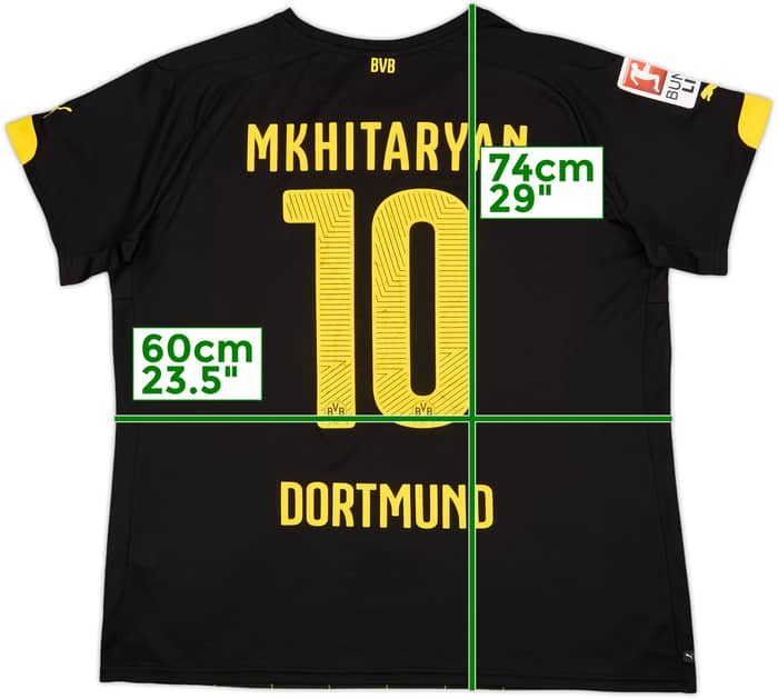 2014-16 Borussia Dortmund Away Shirt Mkhitarayan #10 - 6/10 - (Women's XL)