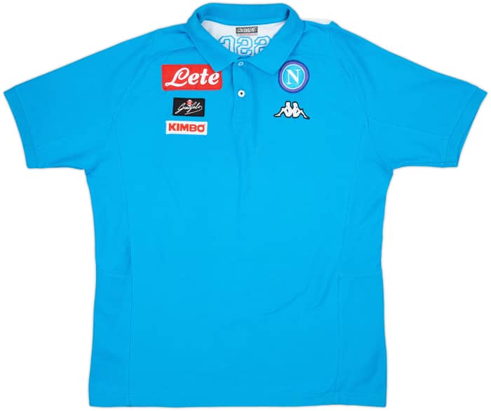 2016-17 Napoli Kappa Polo Shirt - 6/10 - (3XL)