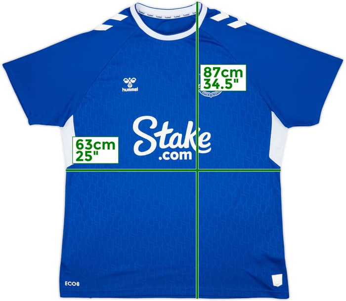 2022-23 Everton Home Shirt - 6/10 - (3XL)