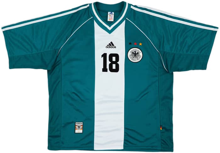 1998-00 Germany Away Shirt Klinsmann #18 - 9/10 - (XL)