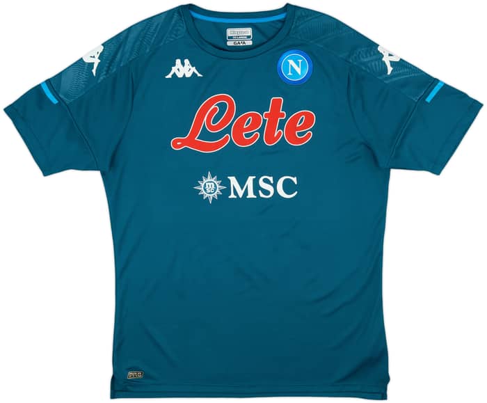 2020-21 Napoli Kappa Training Shirt - 7/10 - (XXL)