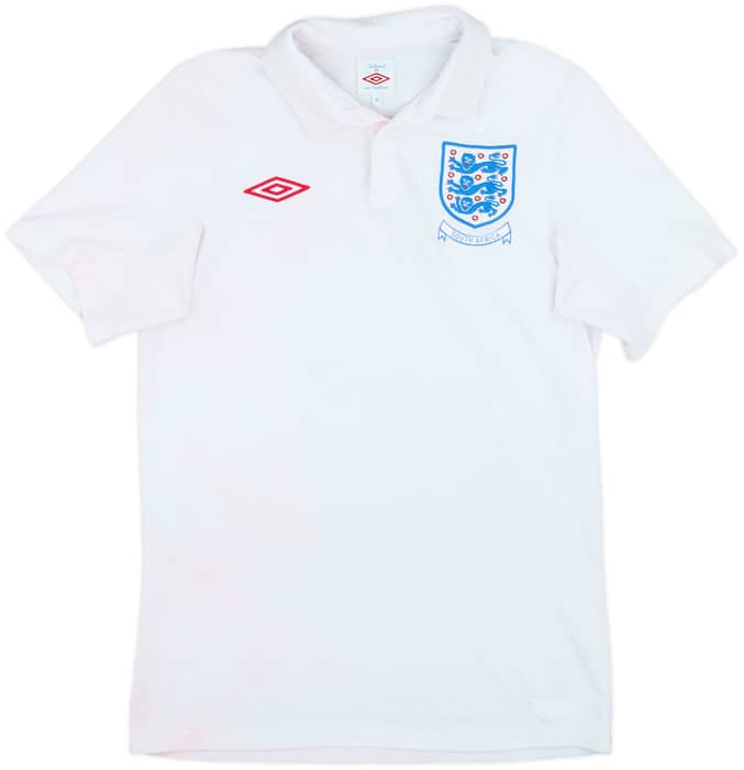 2009-10 England 'South Africa' Home Shirt - 5/10 - (S)
