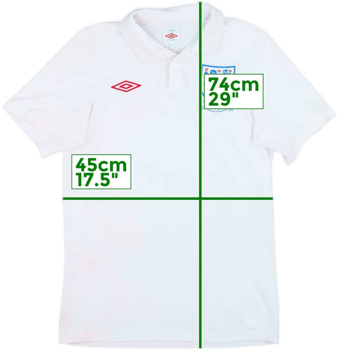 2009-10 England 'South Africa' Home Shirt - 5/10 - (S)