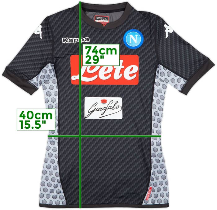 2017-18 Napoli Fourth Shirt - 8/10 - (S)