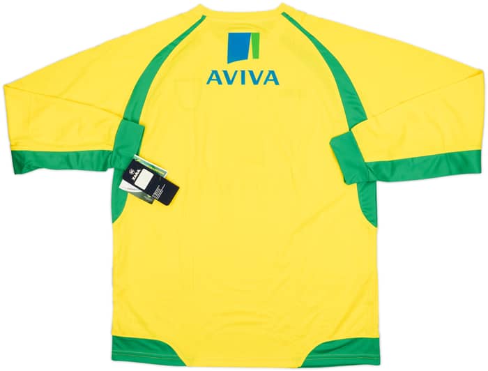 2010-11 Norwich Home L/S Shirt (L)