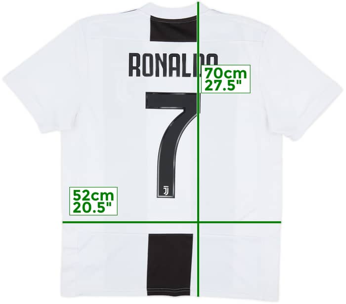 2018-19 Juventus Home Shirt Ronaldo #7 - 7/10 - (M)