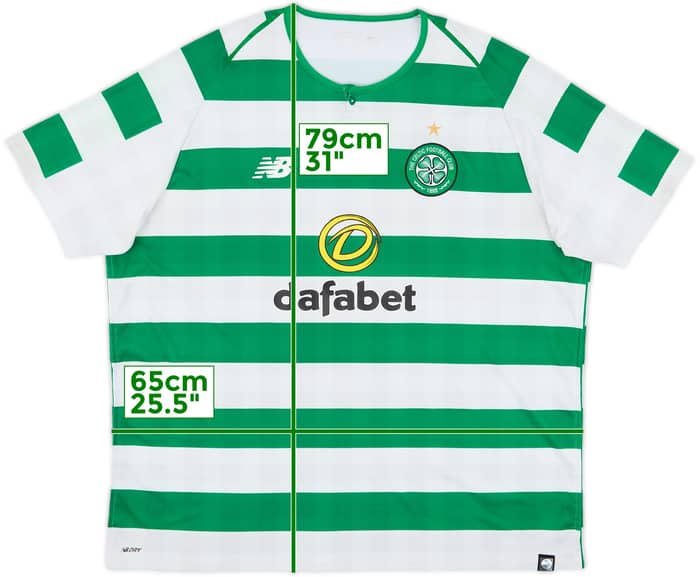 2018-19 Celtic Home Shirt - 7/10 - (XXL)