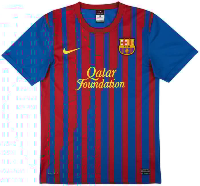2011-12 Barcelona Basic Home Shirt Messi #10 - 9/10 - (S)