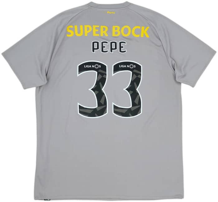 2018-19 Porto Away Shirt Pepe #33 - 6/10 - (XL)