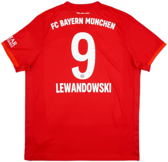 2019-20 Bayern Munich Home Shirt Lewandowski #9 - 9/10 - (XL)