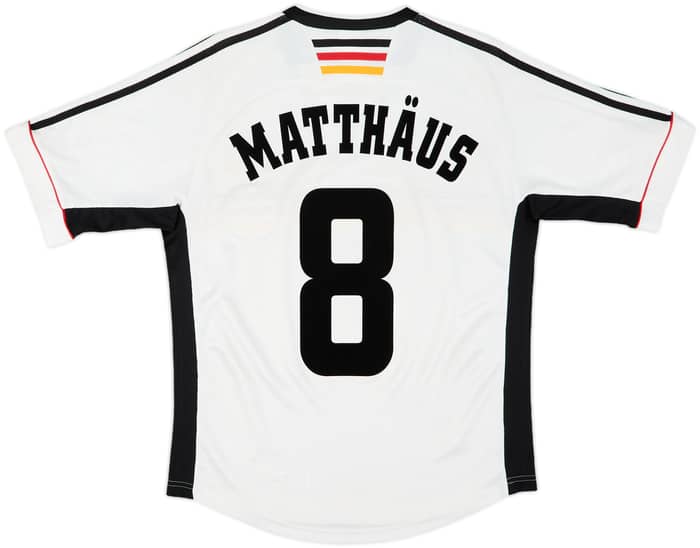1998-00 Germany Home Shirt Matthaus #8 - 8/10 - (Y)
